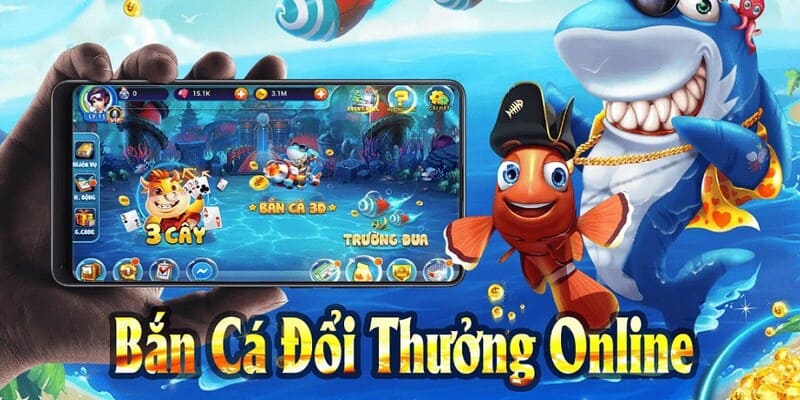 Bắn cá 2D đổi thưởng trên Vnbet77 sòng phẳng và xanh chín