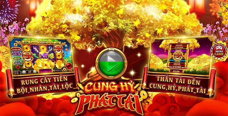 Cung Hỷ Phát Tài là một trong những trò chơi Slots hấp dẫn tại cổng game Vnbet77